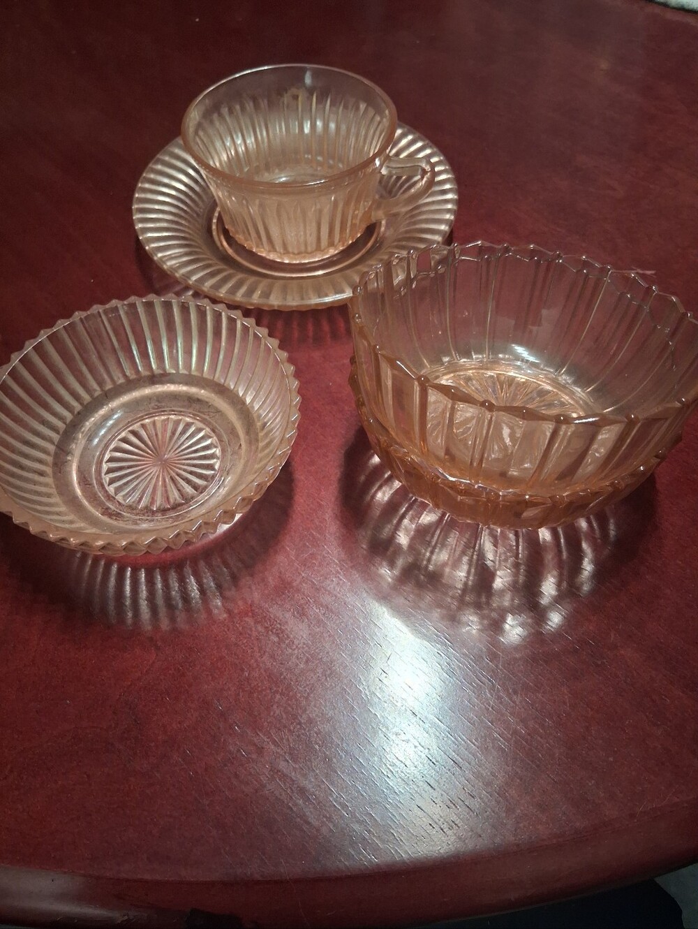 Pink Depression Glass